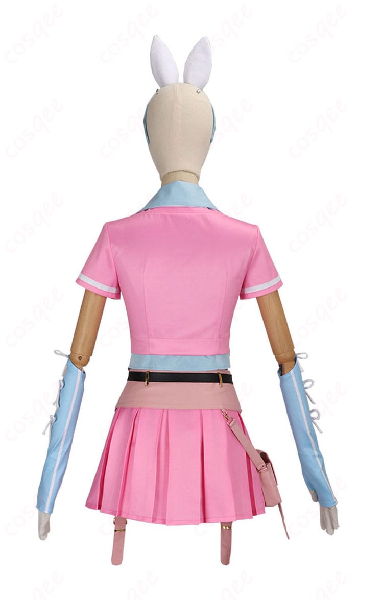 兎田ぺこら原宿衣装コスプレのセット内容、トップスからウサ耳カチューシャまでの付属品