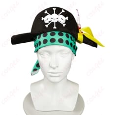 ONE PIECE 海賊無双4 黒ひげの帽子・マント付き再現コスプレ衣装 - 5枚目の画像（サムネイル）