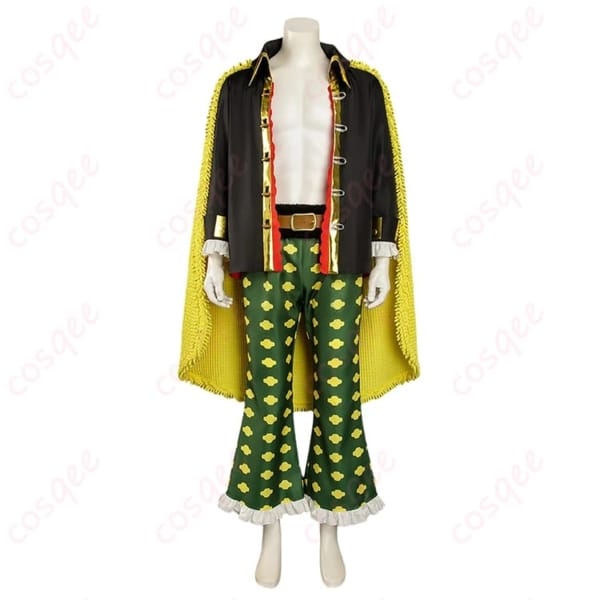 ONE PIECE 海賊無双4 黒ひげの帽子・マント付き再現コスプレ衣装
