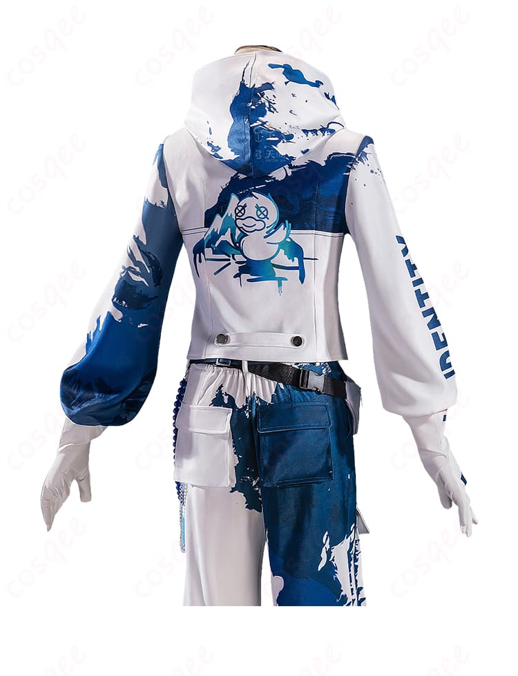 納棺師イソップ・カール Tealコスプレ衣装のジャケットとパンツの背面