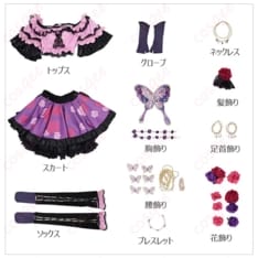 アイカツ！紫吹蘭 ローズボンボンコーデ衣装｜撮影映えする華やかな再現仕様 - 4枚目の画像（サムネイル）