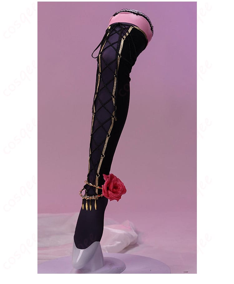紫吹蘭コスプレ衣装に付属するソックスのデザイン