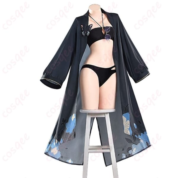ブルアカ 竜華キサキ（水着）コスプレ衣装｜軽やかな花柄アウター付きセット