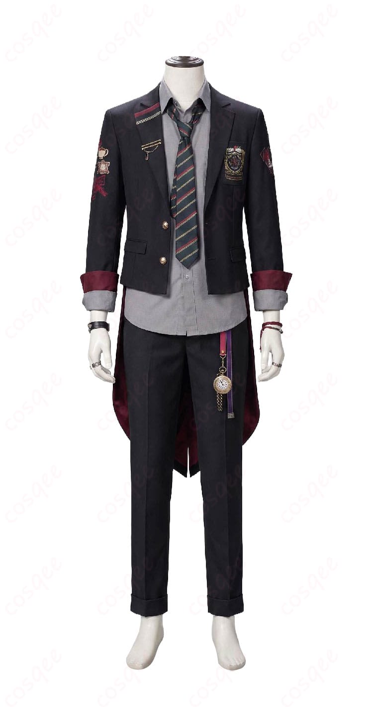 渡会雲雀VOLTACTION制服コスプレ衣装のジャケット・シャツ・パンツ正面