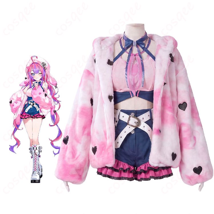 ホロライブ 綺々羅々ヴィヴィのキャラクターイメージとHarajuku Original原宿衣装セット