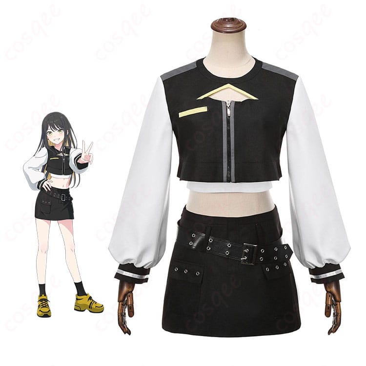 『BanG Dream! Our Notes』須賀蕾叶のキャラクタービジュアルと一家Dumb Rock!衣装