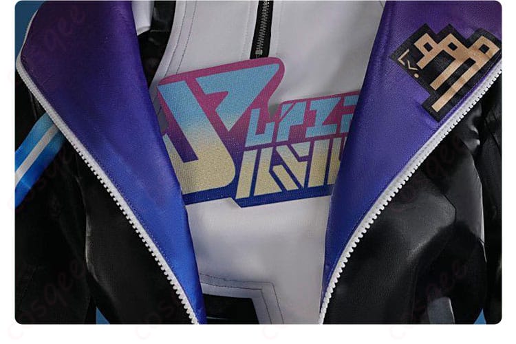 銀狼LV.999ジャケットの前立てとフロント装飾