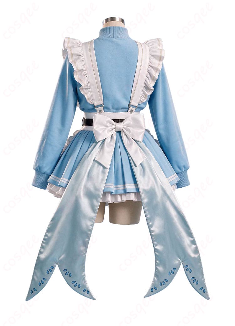 天宮こころJersey Maidtesコスプレ衣装の背面デザイン