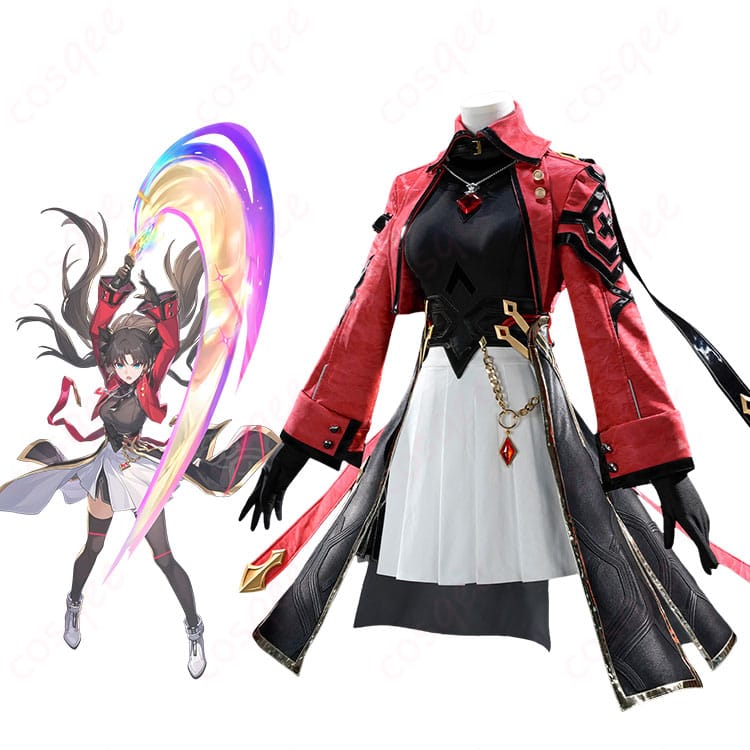 『崩壊:スターレイル×Fate/UBW』遠坂凛のキャラクターイメージと赤黒コラボ衣装
