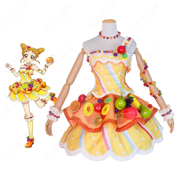 『アイカツ！』有栖川おとめのキャラクターイメージとトロピカルバスケットコーデ全身衣装