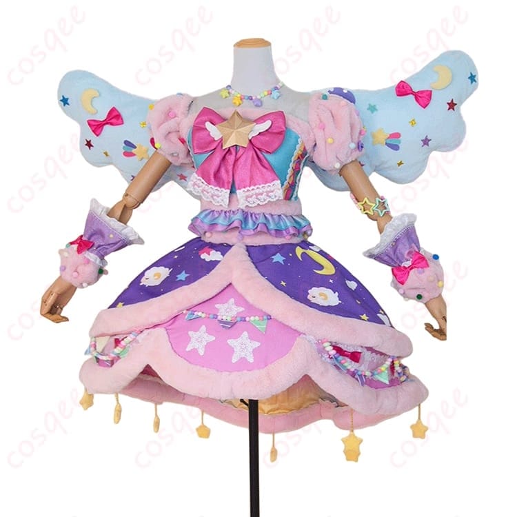 アイカツスターズ！花園きらら スイートドリームスコーデ高再現コスプレ衣装 - 2枚目の画像