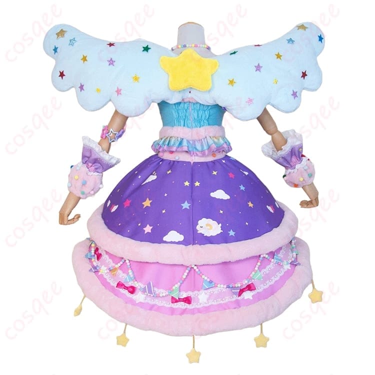 アイカツスターズ！花園きらら スイートドリームスコーデ高再現コスプレ衣装 - 3枚目の画像