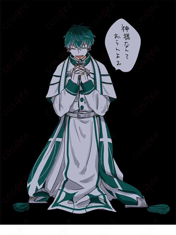 オーダーメイド対応の白膠木簓PRIEST Ver.コスプレ衣装の商品画像5