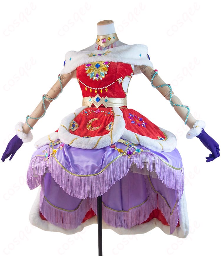 神崎美月ロイヤルムーンコーデ衣装の側面シルエット