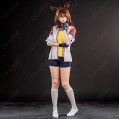 アグネスタキオン トレーニングウェア風コスプレ衣装｜軽快な5点セット - 4枚目の画像（サムネイル）