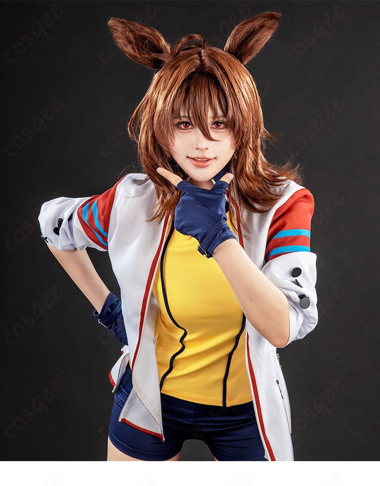 アグネスタキオンのコスプレ衣装に含まれるジャケットとトップスの細部