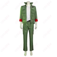 コロネロ グリーン軍服風コスプレ衣装｜精悍な再現度と動きやすい5点セット - 1枚目の画像（サムネイル）