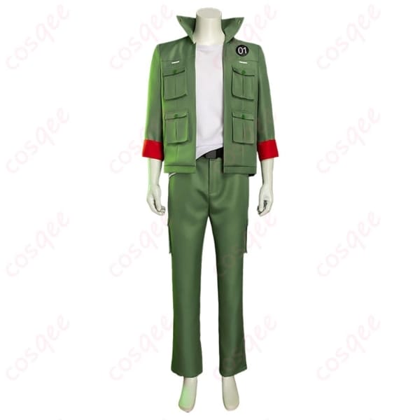 コロネロ グリーン軍服風コスプレ衣装｜精悍な再現度と動きやすい5点セット