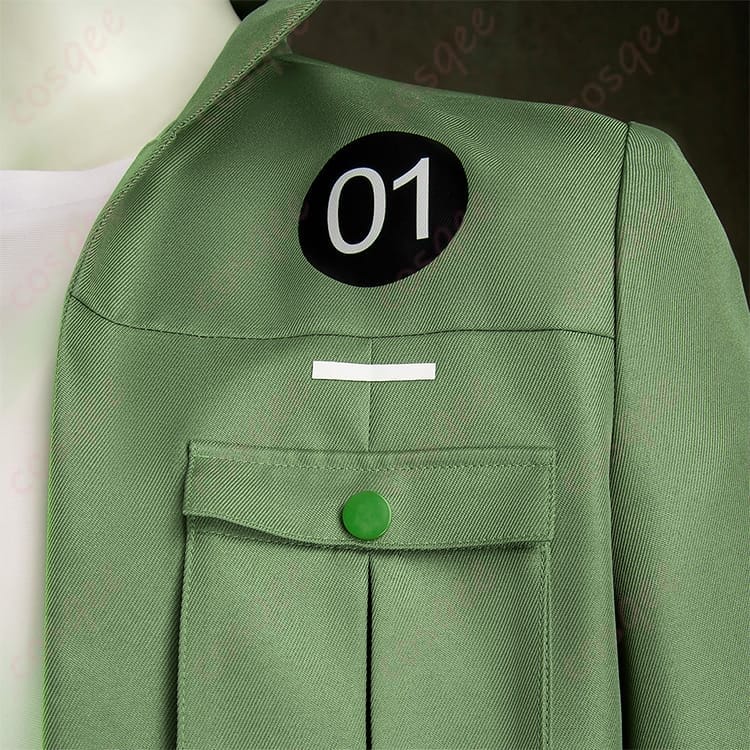 コロネロ グリーン軍服風コスプレ衣装｜精悍な再現度と動きやすい5点セット - 4枚目の画像
