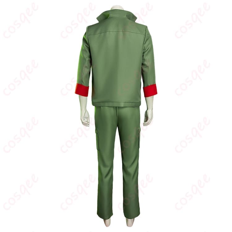 コロネロ グリーン軍服風コスプレ衣装｜精悍な再現度と動きやすい5点セット - 3枚目の画像