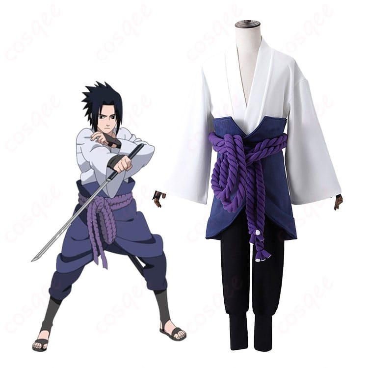 『NARUTO -ナルト- 疾風伝』うちはサスケのキャラクターイメージとコスプレ衣装