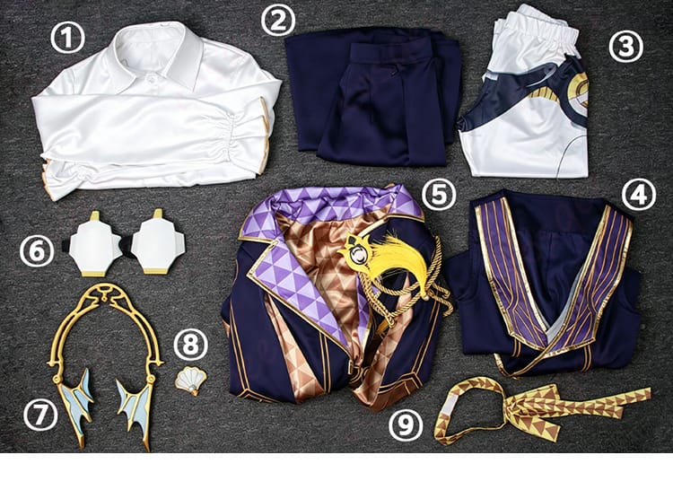 パールのコスプレ衣装セット内容と付属装飾品一覧