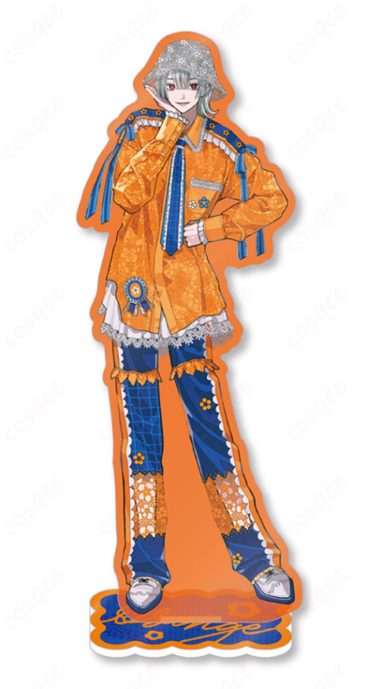 にじさんじ 弦月藤士郎のメランコリックオレンジ衣装を着用したキャラクターイメージ