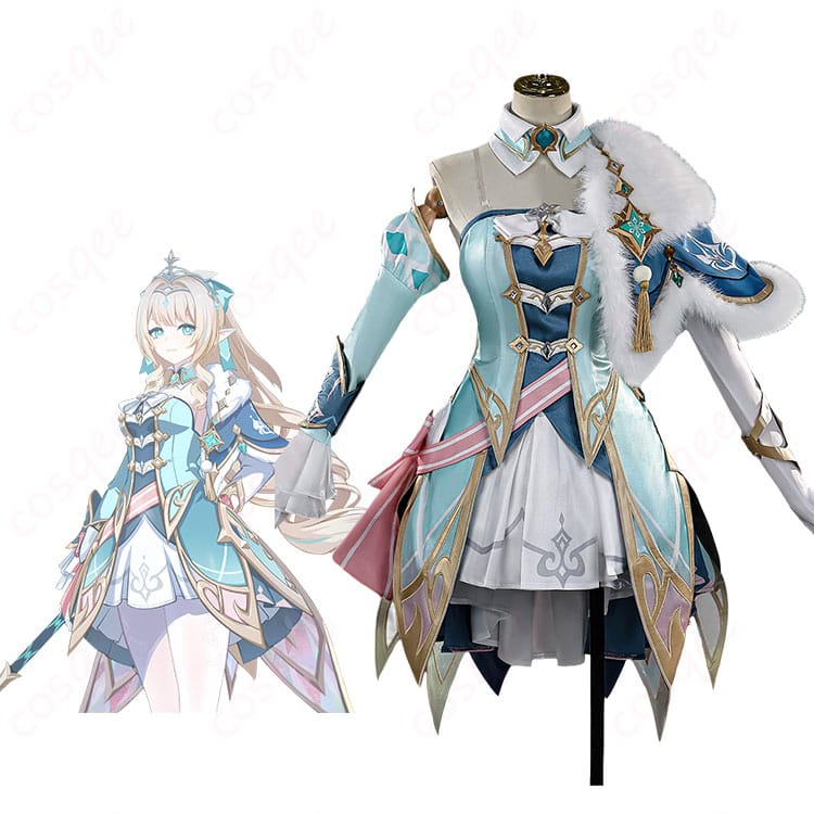 原神ヴェスナのキャラクタービジュアルとコスプレ衣装の全体イメージ