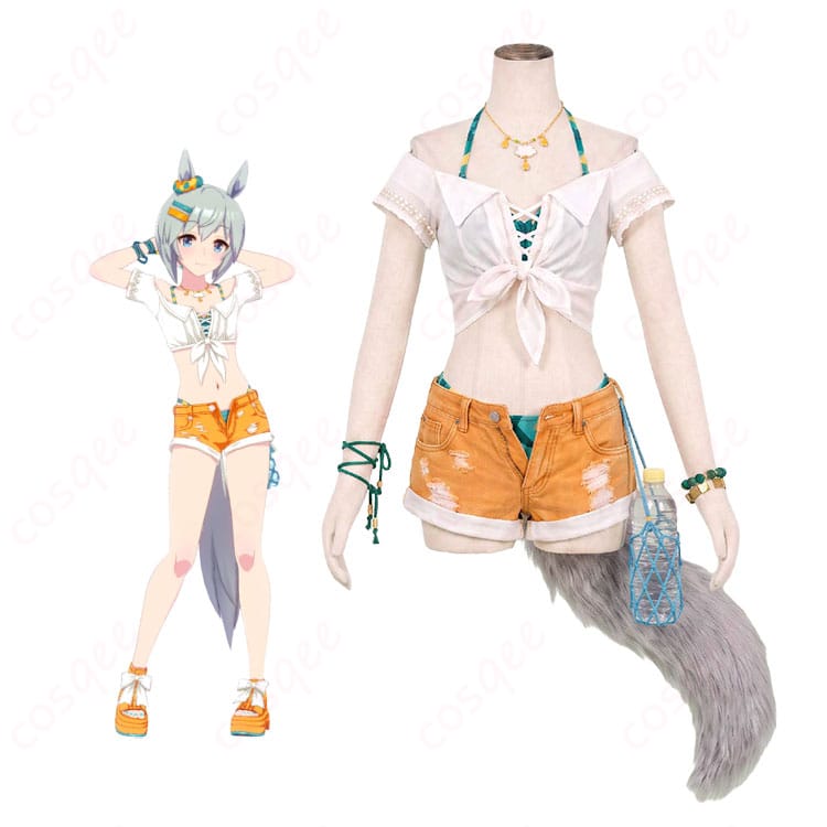 『ウマ娘 プリティーダービー』セイウンスカイと［渚のきまぐれオランジュ］水着コスプレ衣装の商品イメージ