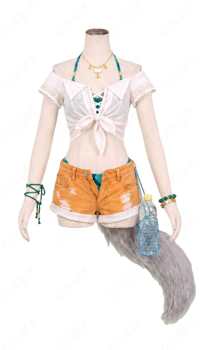 セイウンスカイ［渚のきまぐれオランジュ］水着コスプレ衣装の正面デザイン