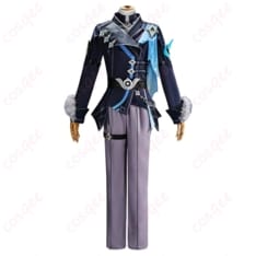 原神 空「冬の夜を狩る者」戦闘服コスプレ衣装｜着脱しやすい高再現度モデル - 1枚目の画像（サムネイル）