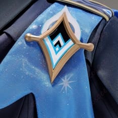 原神 空「冬の夜を狩る者」戦闘服コスプレ衣装｜着脱しやすい高再現度モデル - 4枚目の画像（サムネイル）