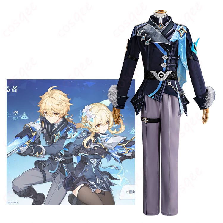 『原神』の空と冬の夜を狩る者戦闘服の商品イメージ