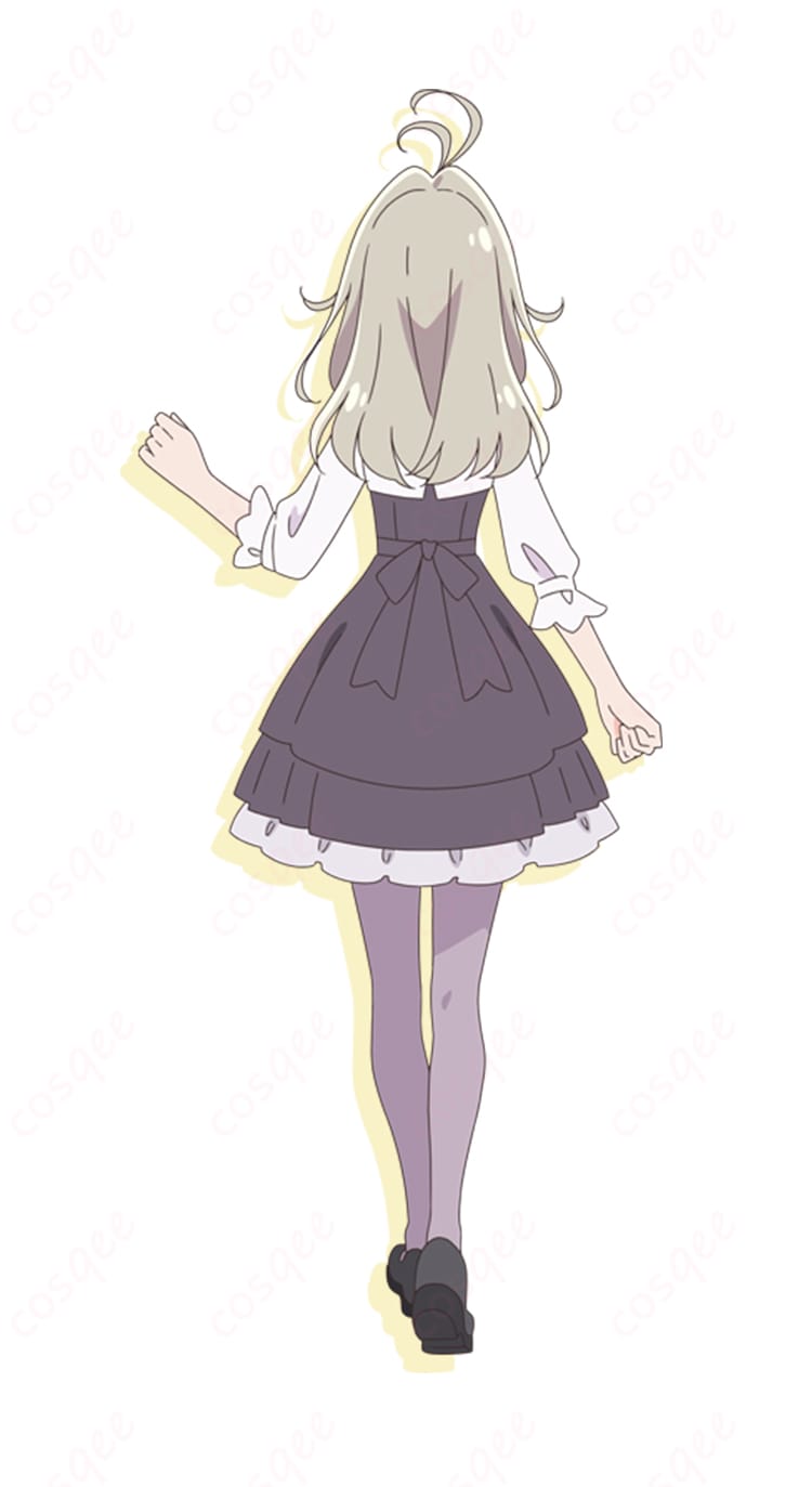 『名探偵プリキュア!』森亜るるか衣装の背面デザインと落ち着いた配色