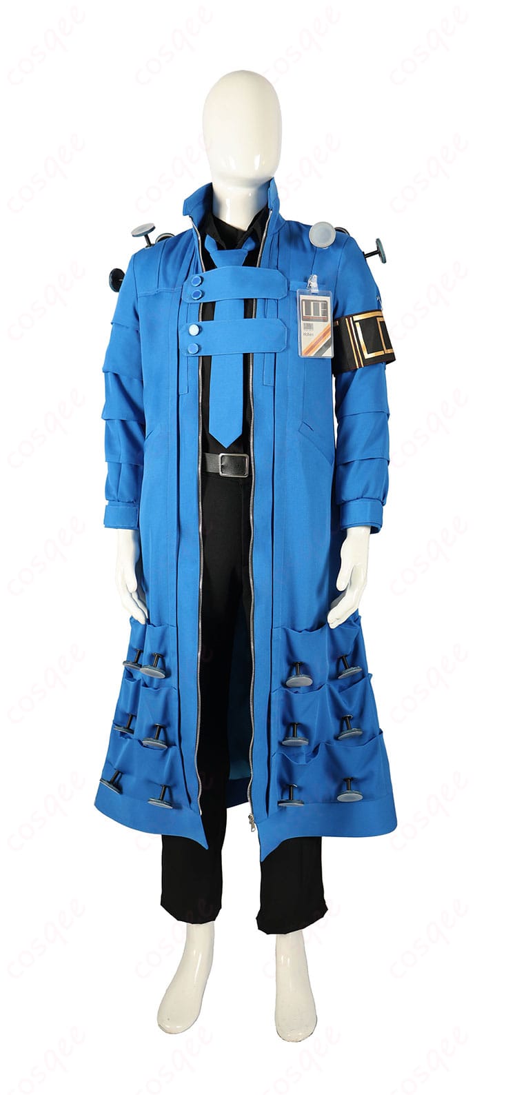 Limbus Companyホーエンハイム制服コスプレ衣装の正面デザイン