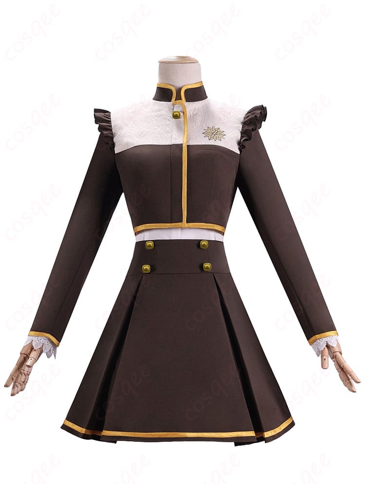 ビオラ、ベル、ポポのフェアリィブゥケ制服風コスプレ衣装の正面
