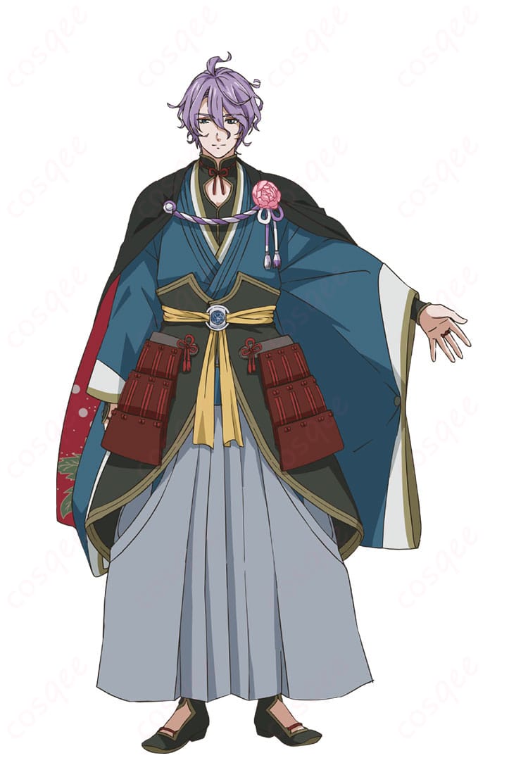 刀剣乱舞ONLINEの歌仙兼定通常衣装を正面から見た全身イメージ
