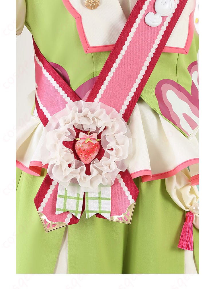 姫宮桃李コスプレ衣装の配色と縫製ディテール