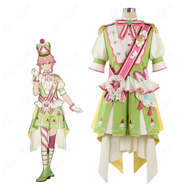 『あんさんぶるスターズ!!』姫宮桃李のキャラクターイメージとデコレート衣装の商品図