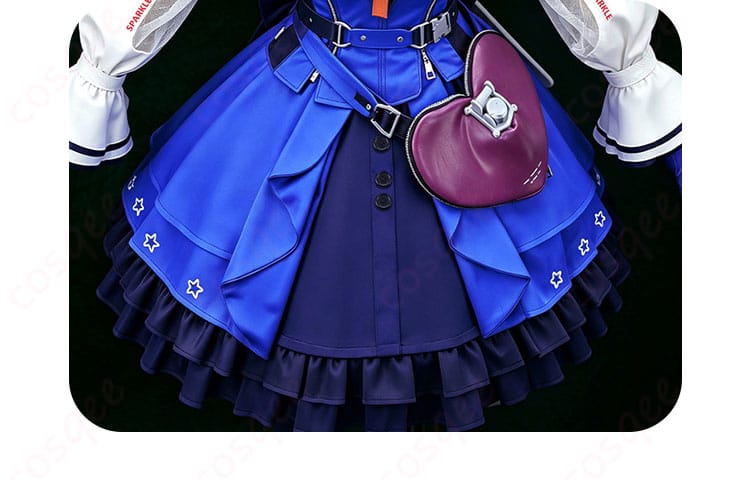 リーノ コスプレ衣装の華やかなスカート裾装飾