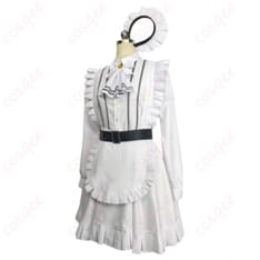 スノーホワイト CHAPTER7白メイド衣装｜上品で着やすい7点セット - 2枚目の画像（サムネイル）