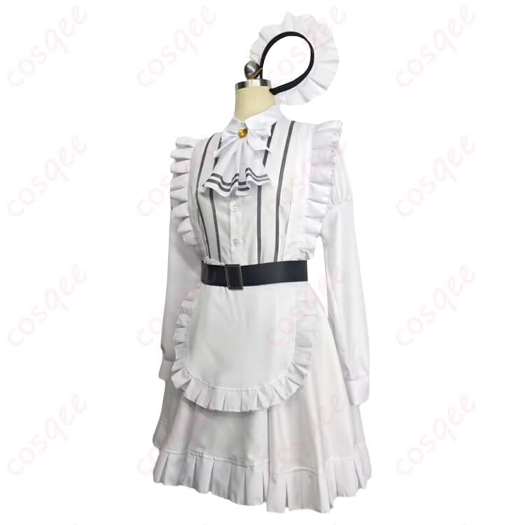 スノーホワイト CHAPTER7白メイド衣装｜上品で着やすい7点セット - 2枚目の画像