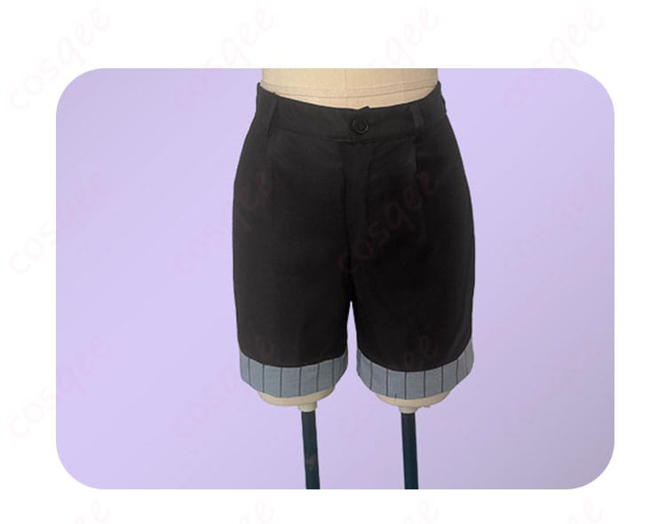 ぱらぱら天気雨Ver.ショートパンツの装飾ディテール
