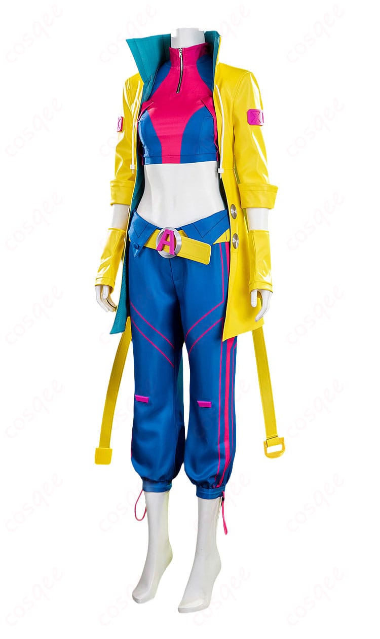 ジュビリー コスプレ衣装の立体的なシルエットを示す側面
