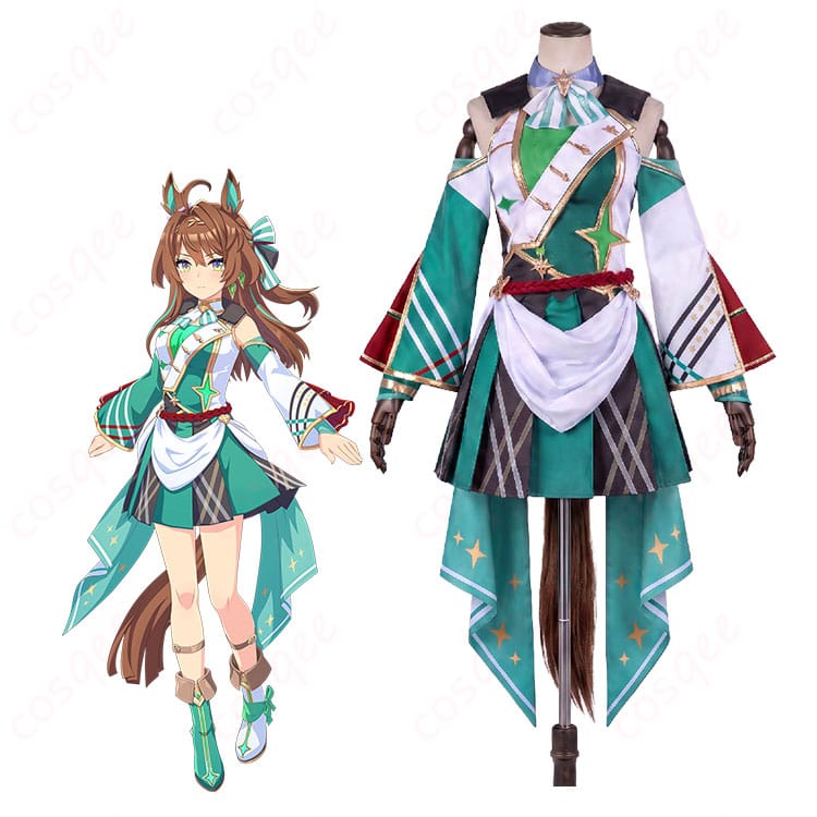 『ウマ娘 プリティーダービー』エフフォーリアのキャラクタービジュアルと勝負服コスプレ衣装