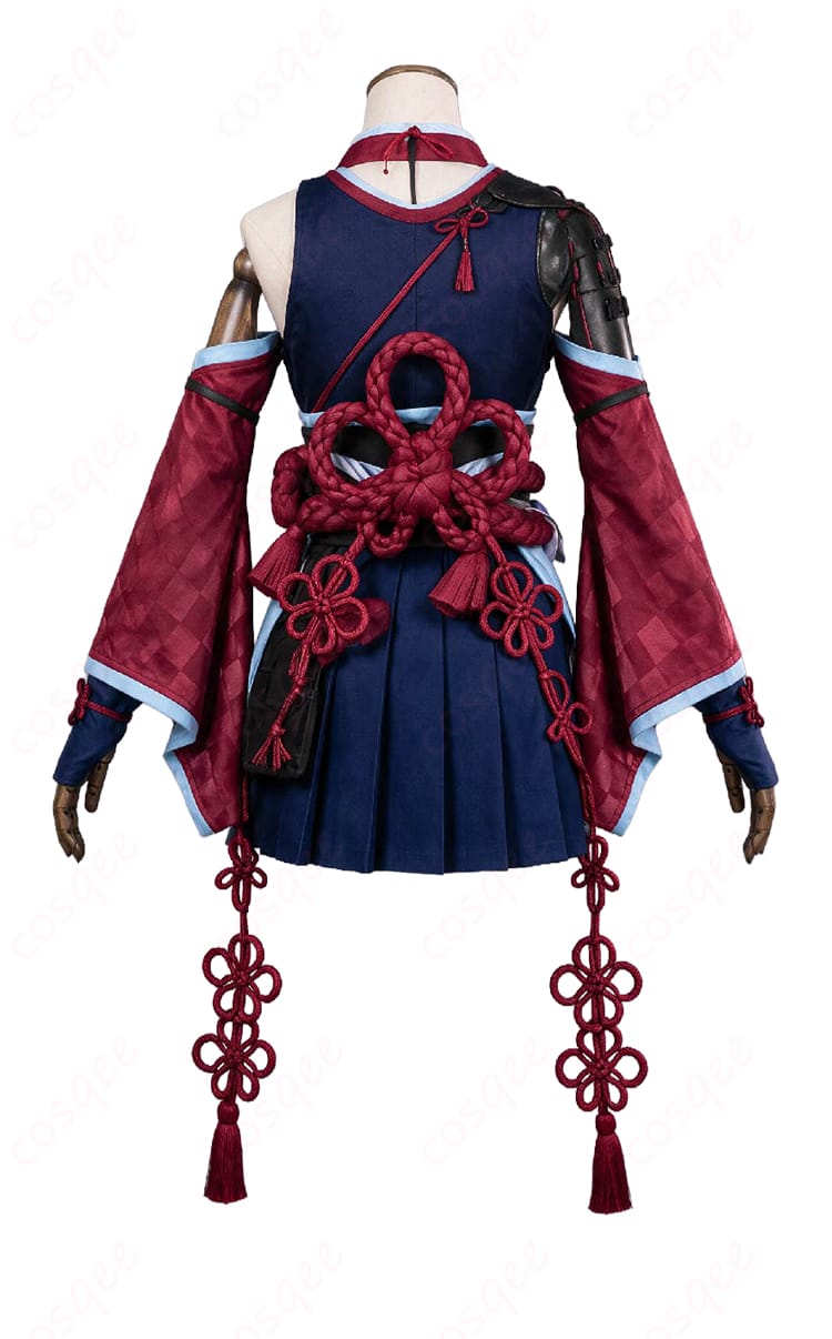 ファレノプシス勝負服コスプレ衣装の背面シルエット