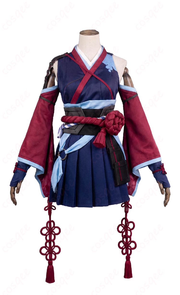 ファレノプシス勝負服コスプレ衣装の和装風フロントデザイン