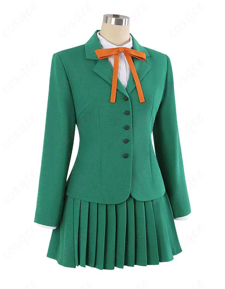 鳳凰寺風の制服Ver.衣装を左側から見たジャケットとスカートのディテール