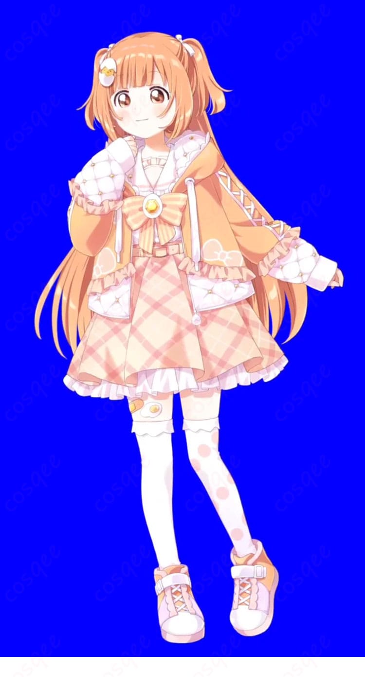 にじさんじ雲母たまこの新衣装・私服コスプレ衣装を着用したキャラクターイメージ