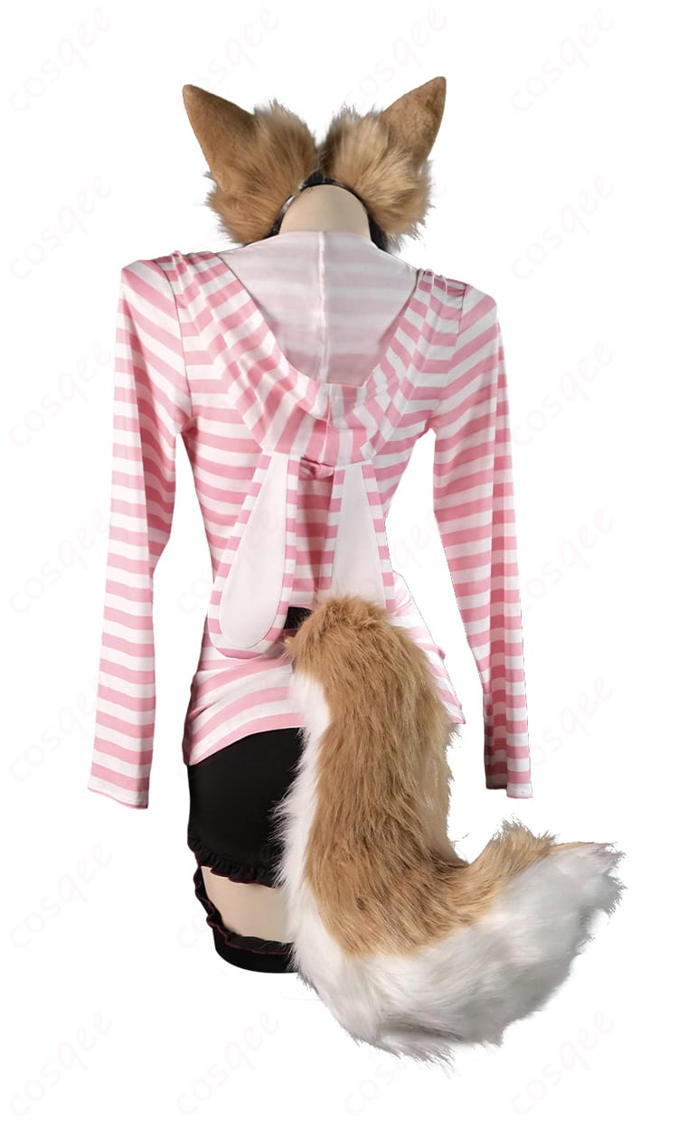 玉藻の前 私服Ver.コスプレ衣装のパーカーとショートパンツ背面デザイン